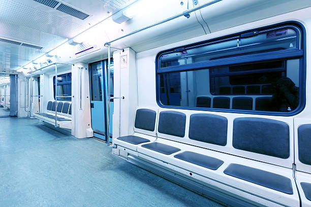 istock Interior view of a subway car 170186629