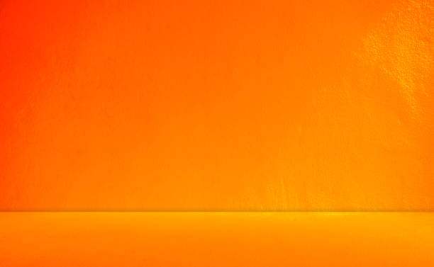 istock Orange Studio Background Room Yellow Color Two Tone Wall Summer Backdrop Gradient Empty Floor Minimalist Shadow Light Corner Wallpaper Abstract Texture Banner Backdrop Kitchen Podium Mockup 1701869474