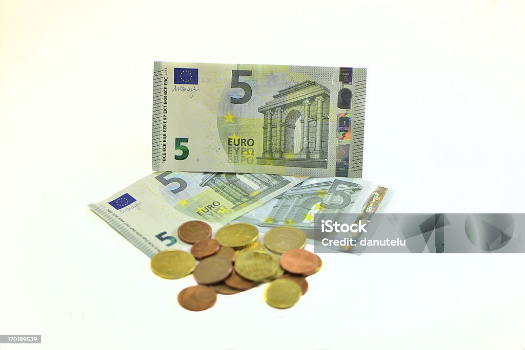 O novo 2013 Nota de Cinco Euros - Royalty-free Nota de Cinco Euros Foto de stock