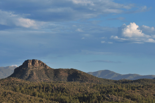 Landscape of Thumb Butte in Prescott, Arizona