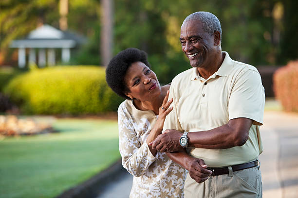 istock Affectionate African American couple 170189958