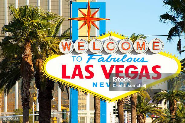 Welcome To Fabulous Las Vegas Sign Stock Photo - Download Image Now - Arts Culture and Entertainment, Bright, Brightly Lit