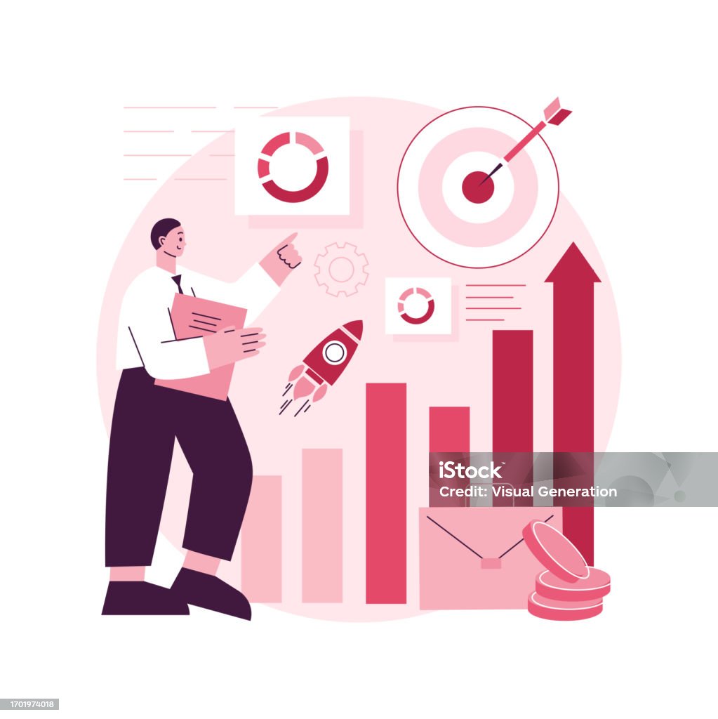 Example Company Direction Business Direction Abstract Concept Vector Illustration Stock ...