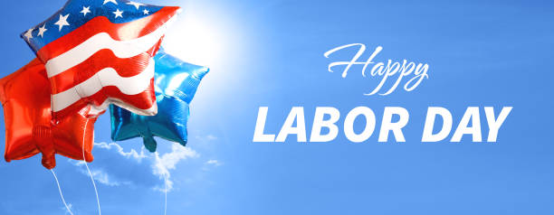 Labor Day Background . USA National holiday. 3d illustration