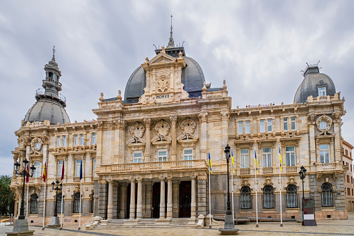 The Town Hall of Cartagena, built between 1900 and 1907, is a masterpiece of Art Nouveau architecture, and a work by the architect Tomás Rico Valarino