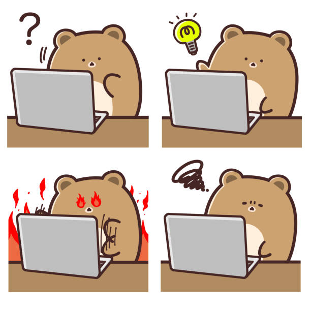Computer Teddy 120+ Computer Teddy Bear Bear Laptop Stock Photos, Pictures & Royalty ...
