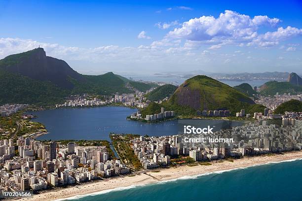 Rio De Janeiro - Fotografie stock e altre immagini di Spiaggia di Ipanema - Spiaggia di Ipanema, Spiaggia di Leblon, Laguna Rodrigo de Freitas