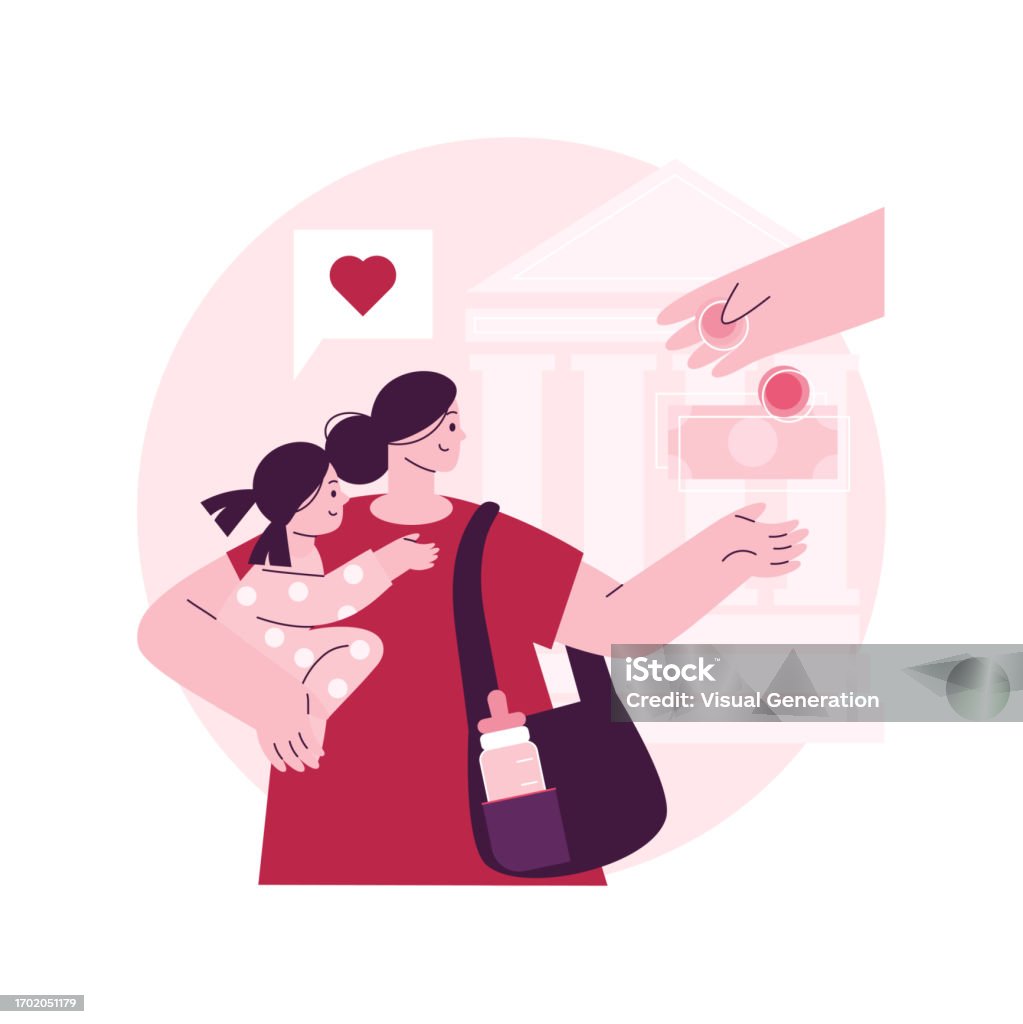 Subsidize Vector Childcare Subsidy Abstract Concept Vector Illustration Stock ...