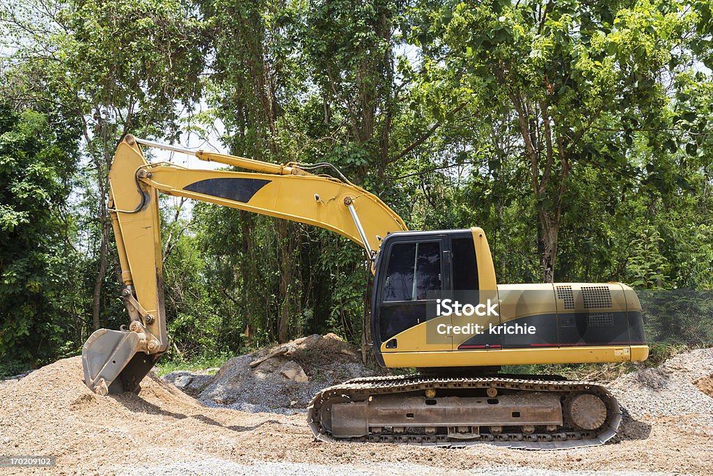 Excavator - Royalty-free Amarelo Foto de stock