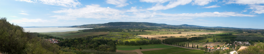 Panorama of Nord Balaton, around Szigliget
