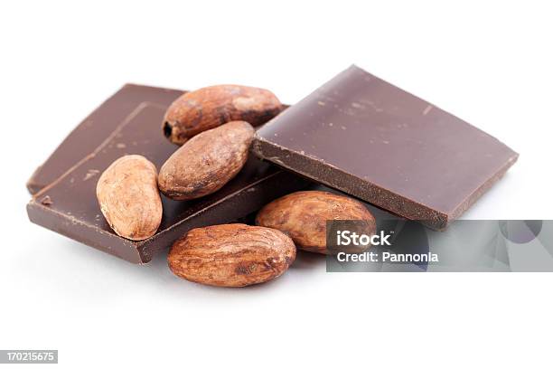 Semente De Cacau E De Chocolate - Fotografias de stock e mais imagens de Semente de cacau - Semente de cacau, Fruto do cacau, Figura para recortar