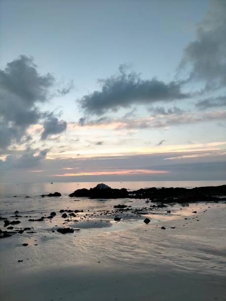 istock sunrise in Spain, in the Cantabrian sea 1702190182