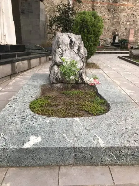 Photo of The grave of Vazha Pshavela on Mtatsminda, Tbilisi, Georgia