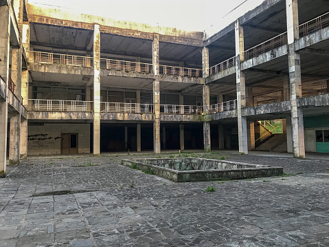 Abandoned paper mill in Holyoke, Massachusetts, USA