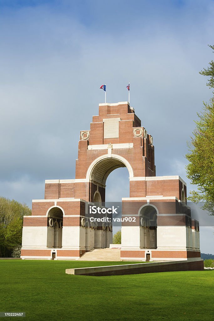 Thiepval War Memorial Thiepval Memorial to the First World War soldiers 1914-1918 Battlefield Stock Photo