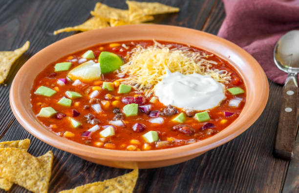 istock Bowl of taco soup 1702228177