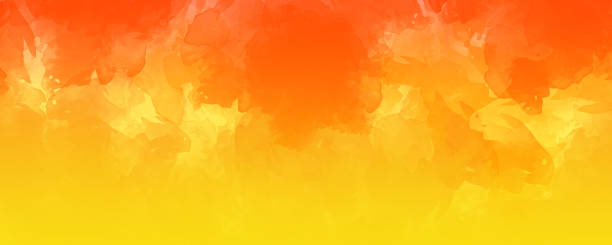 istock Abstract background orange and yellow splash. Juicy citrus fruit futuristic creative banner design. 1702237251