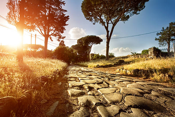 istock Sunset on the Appian way 170224460