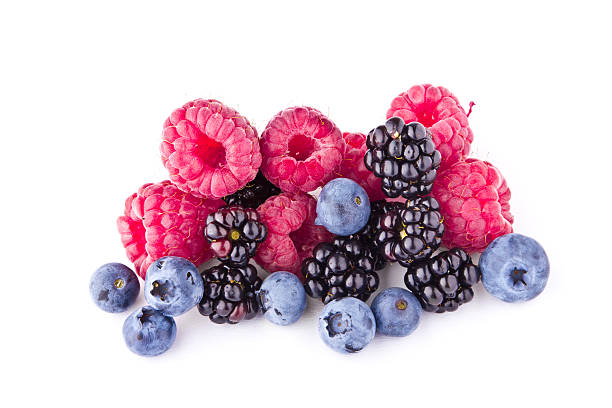 istock Fresh raspberry blackberry and blueberry fruits 170224790