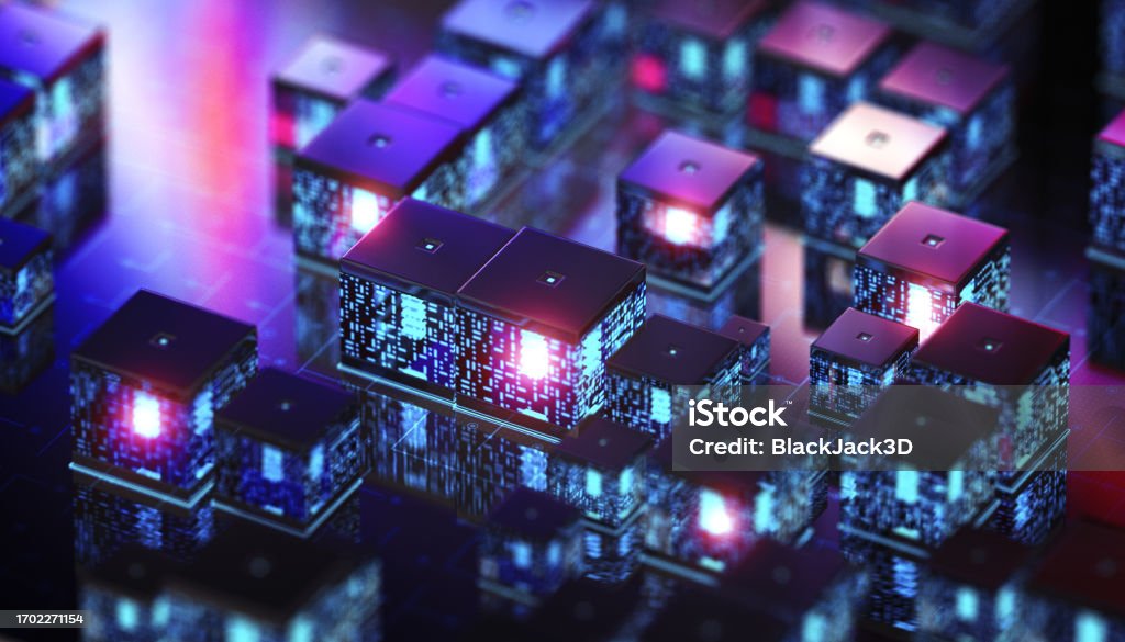 Data Block Background Big Data Blocks Network Concepts Stock Photo - Download Image Now ...