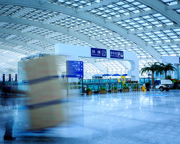 istock Busy airport travel day 170228559