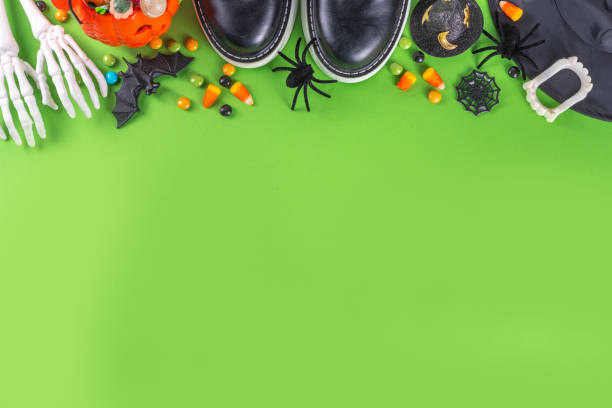 istock Bright colorful Halloween party background 1702287141