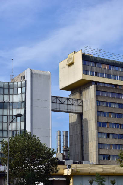 istock Brutalism styled business building 1702346164