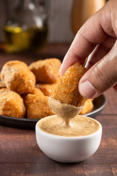 istock Delicious fried meat croquettes. Traditional croquette. 1702368556