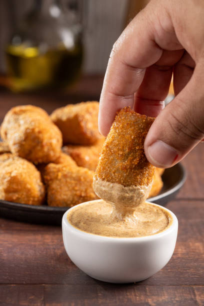 istock Delicious fried meat croquettes. Traditional croquette. 1702368559