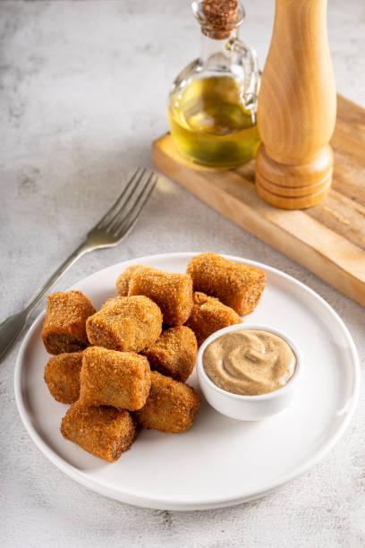 istock Delicious fried meat croquettes. Traditional croquette. 1702370254