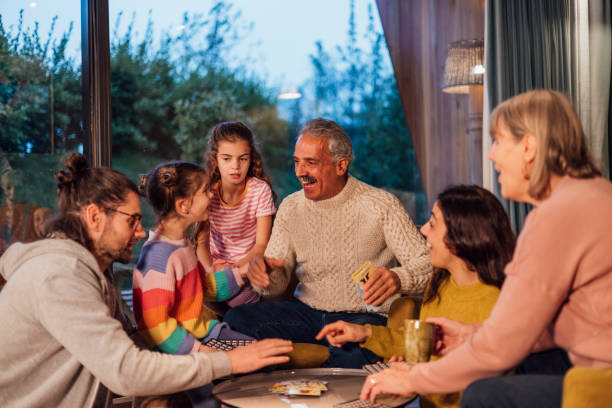 istock Board Game Fun in Alnwick Cabin 1702390055