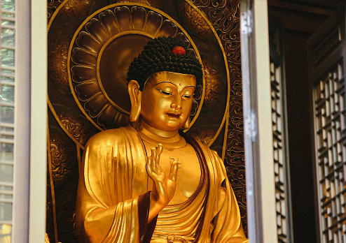 in Buddhist temple