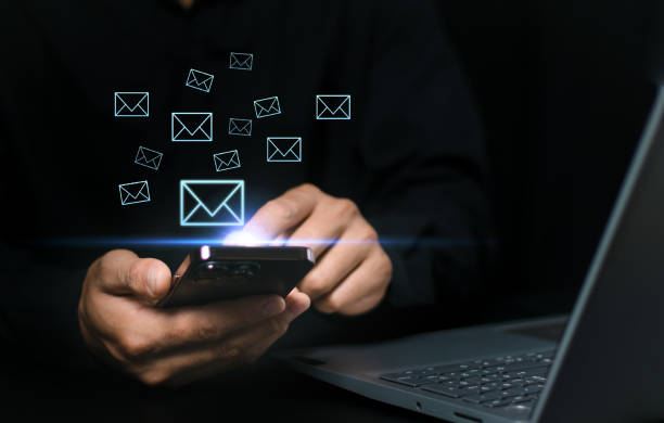 istock Send bulk documents via email, Online people network, Direct selling projects in business List of customers who want to send by email. 1702492683