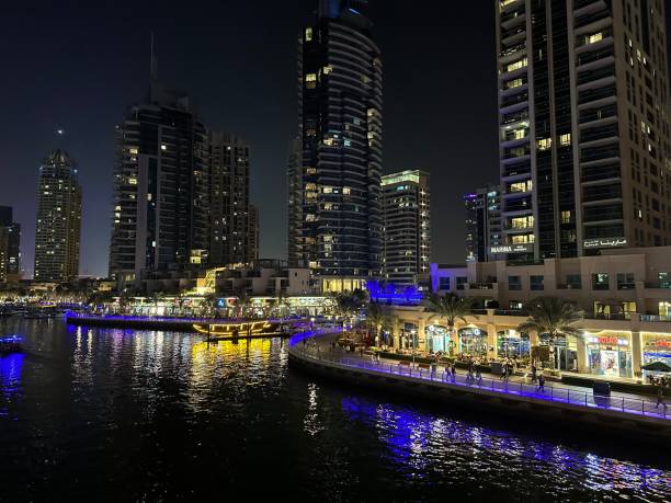 istock Dubai city and Dubai Marina views 1702560191