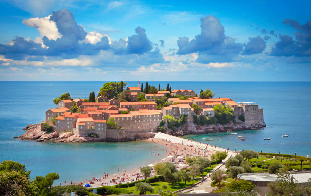 istock Sveti Stefan island 1702605647
