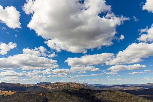 Colorado nature. Scenic view in Rocky Mountain National Park