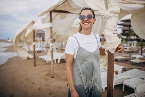 istock Woman enjoying on vacation 1702644751