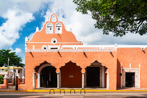 Iglesia de la Candelaria in Valladolid, Yucatan, Mexico
