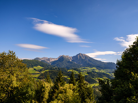 Hallermauern, north side, mountain range in Upper Austria