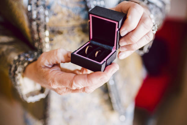 istock Silver and gold wedding rings 1702694498