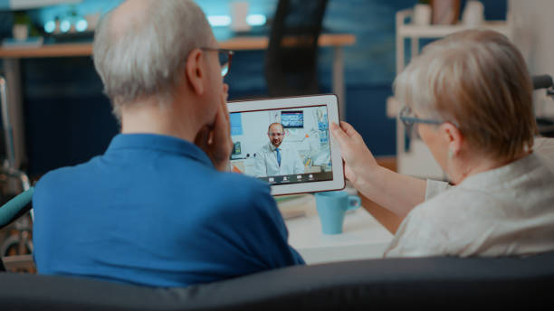 istock Elder patients with toothache using videocall to talk to dentist 1702694793