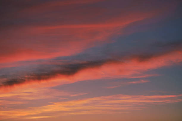 istock A sunset. Heaven, orange sky Sun rays Wallpaper 1702712318