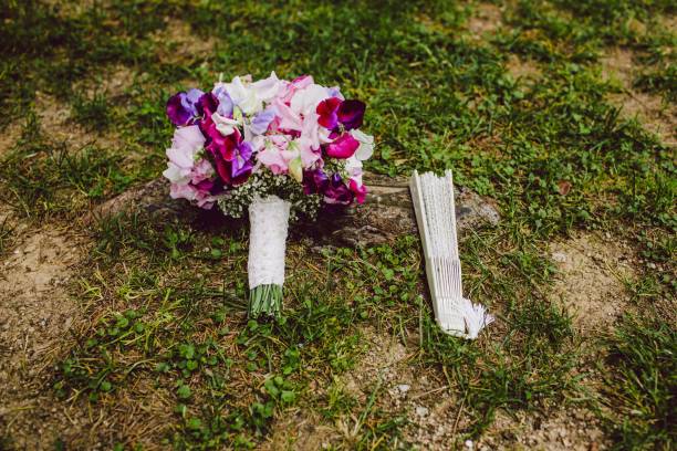istock Colorful isolated bridal bouquet for a wedding 1702715628