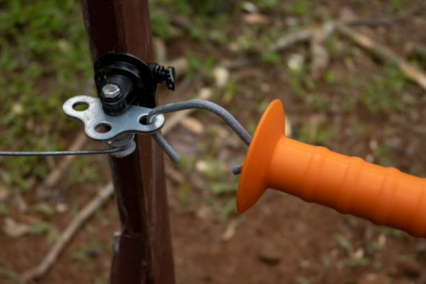 istock Heavy Duty Gate Handle - Stock Photo 1702743064