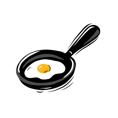 Breakfast Concept Vector Illustration. Food and Drink, Egg, Healthy Food.