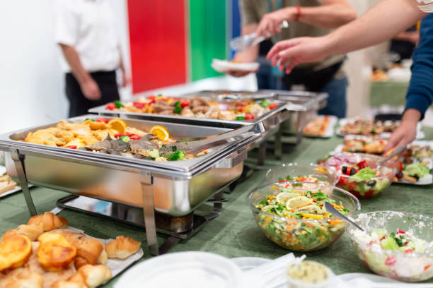 istock Food Buffet Catering Dining Eating Party Sharing Concept. 1702862167