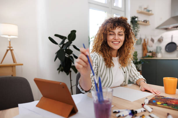 istock Casual Home Painting Session 1702876881