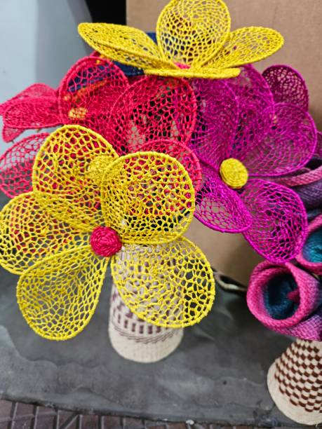 istock Nice handcraft of flowers in Peru 1703072759