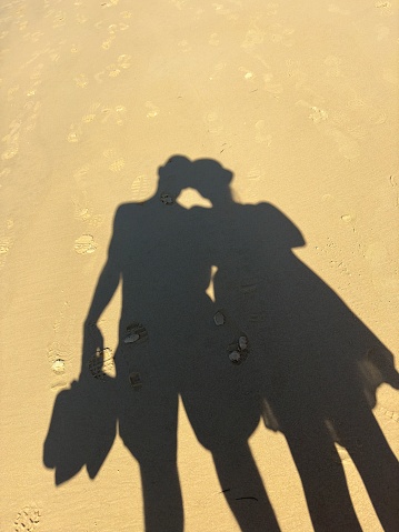 Young couple in Love at the Beach