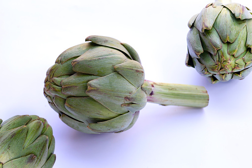 Artichokes and Asparagus, spring vegetables